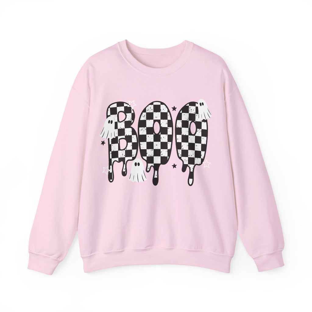 Boo Sweatshirt, Trendy Halloween Sweater, Spooky Season Sweater, Fall Vibes, Cute Ghost Sweatshirt, Stars Ghost
