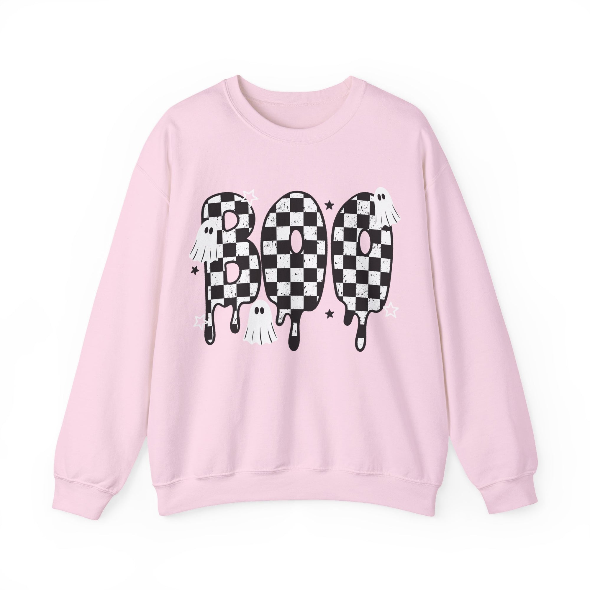 Boo Sweatshirt, Trendy Halloween Sweater, Spooky Season Sweater, Fall Vibes, Cute Ghost Sweatshirt, Stars Ghost