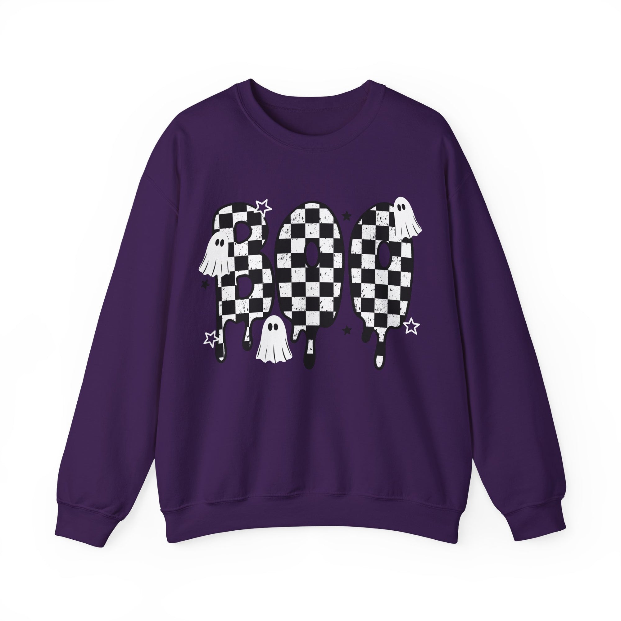 Boo Sweatshirt, Trendy Halloween Sweater, Spooky Season Sweater, Fall Vibes, Cute Ghost Sweatshirt, Stars Ghost