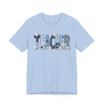 Teacher Vintage Patches  Unisex T-Shirt