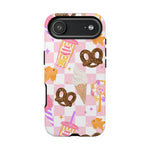 Carnival Themed Phone Case, Stars checkered tough case Case, Cute Fair Phone Cover