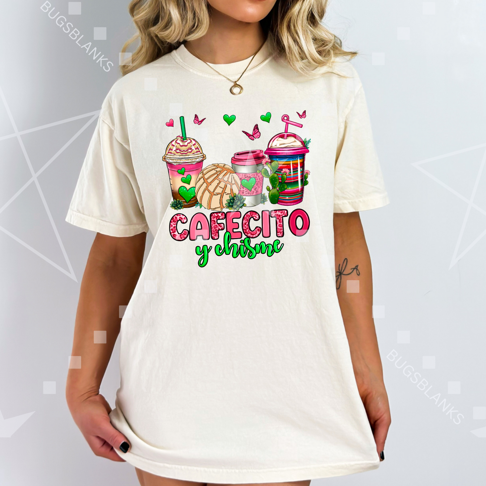 Cafecito Y Chi’sme Adult Shirt