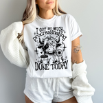 I Got So Much Procrastinating Done Today Comfort Colors Shirt