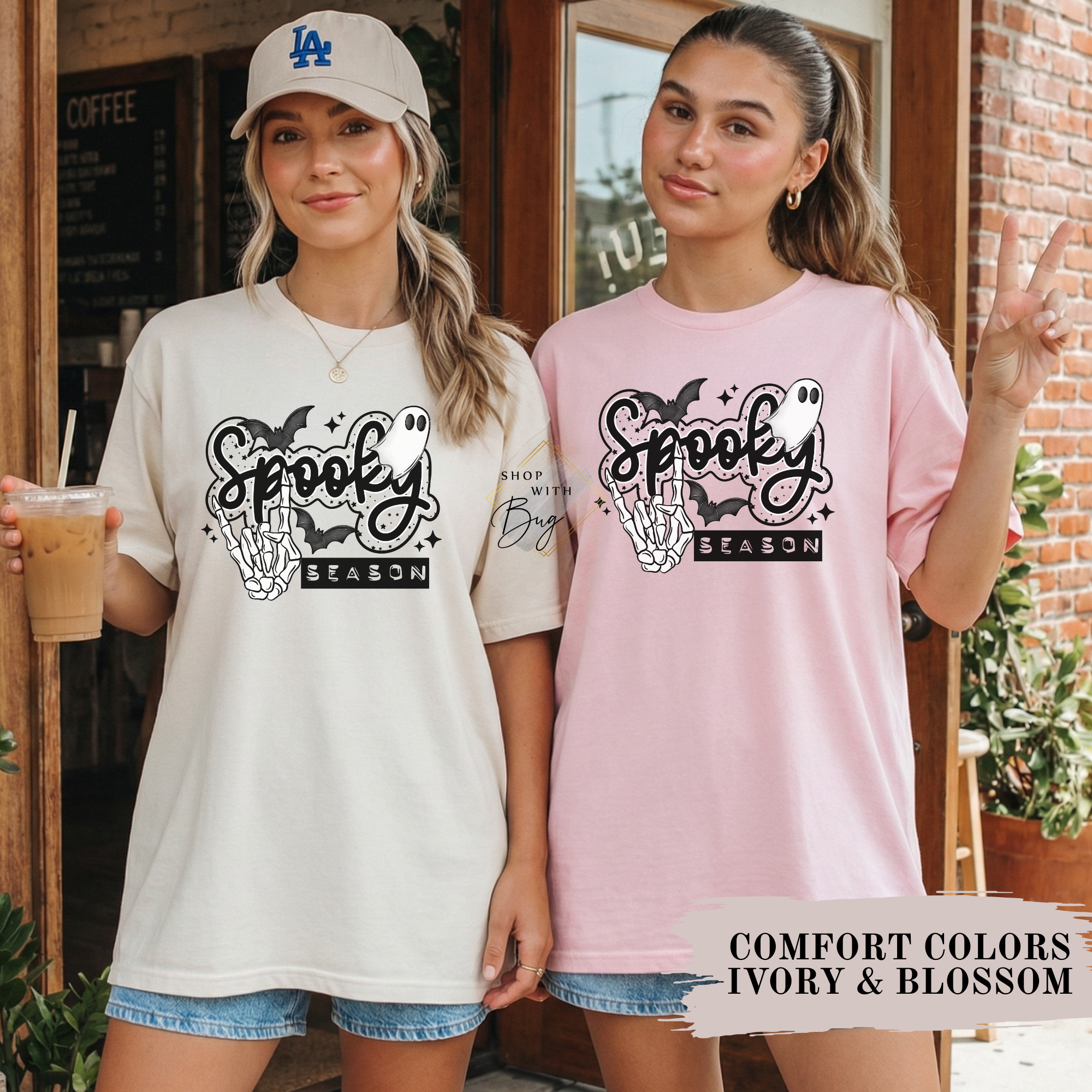 Spooky Season Halloween T-Shirt Comfort Color For Women