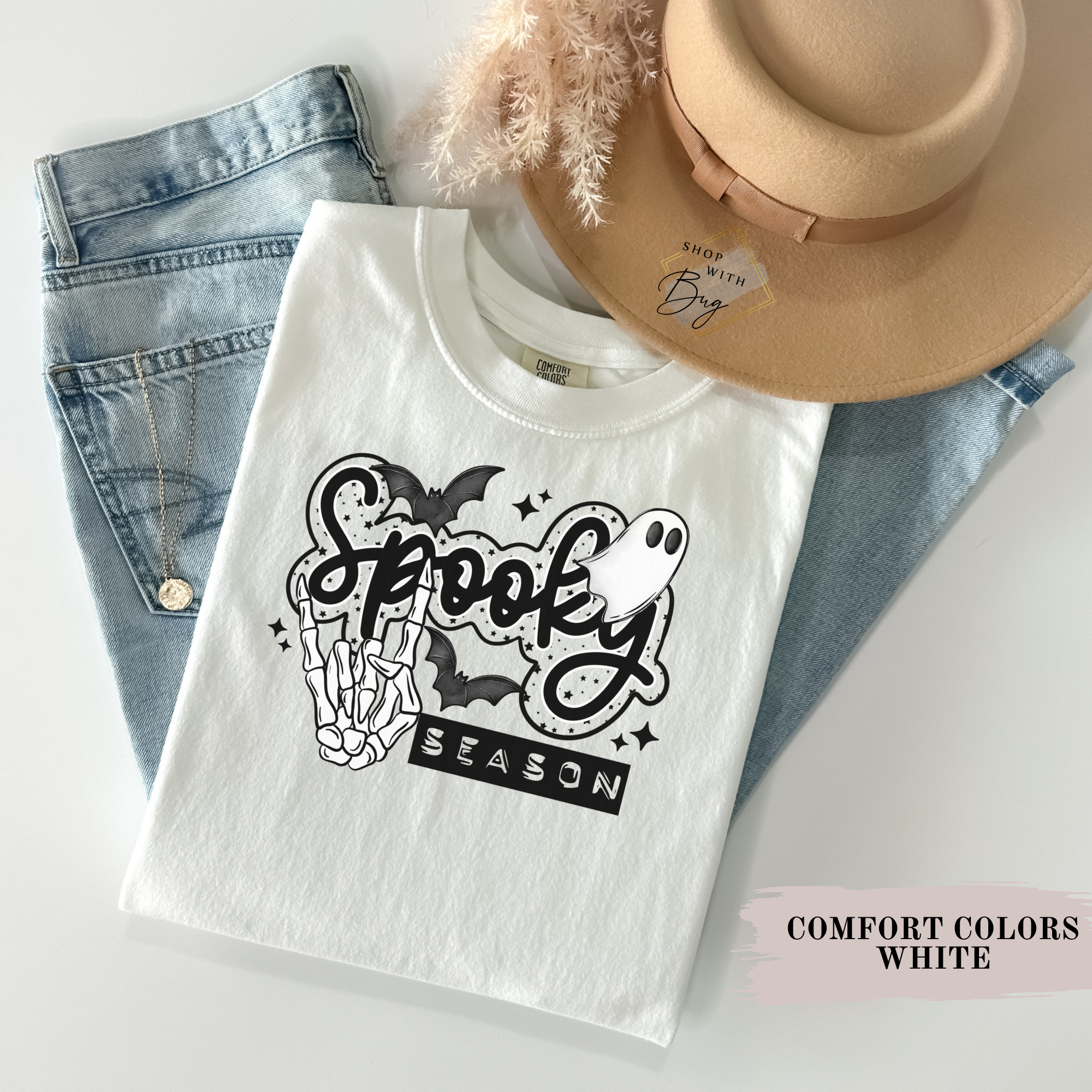 Spooky Season Halloween T-Shirt Comfort Color For Women