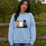 Skull Dogs Sweatshirt, Trendy Halloween Sweater, Spooky Season Sweater, Fall Vibes, Cute Ghost Sweatshirt, Stars Ghost