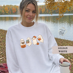 Ghost Books Sweatshirt, Trendy Halloween Sweater, Spooky Season Sweater, Fall Vibes, Cute Ghost Sweatshirt, Stars Ghost