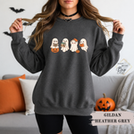 Ghost Books Sweatshirt, Trendy Halloween Sweater, Spooky Season Sweater, Fall Vibes, Cute Ghost Sweatshirt, Stars Ghost