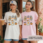 Boo Vibes Halloween T-Shirt Comfort Color For Women