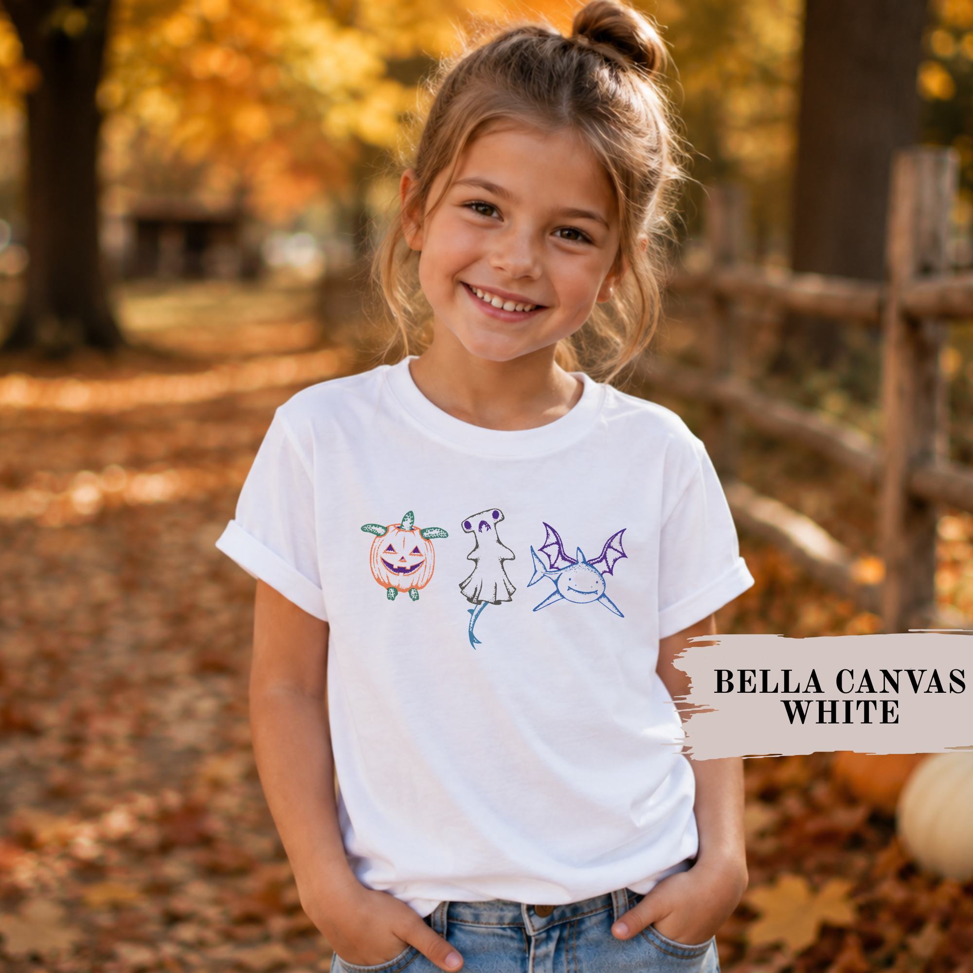 Ocean Halloween Youth Short Sleeve Tee