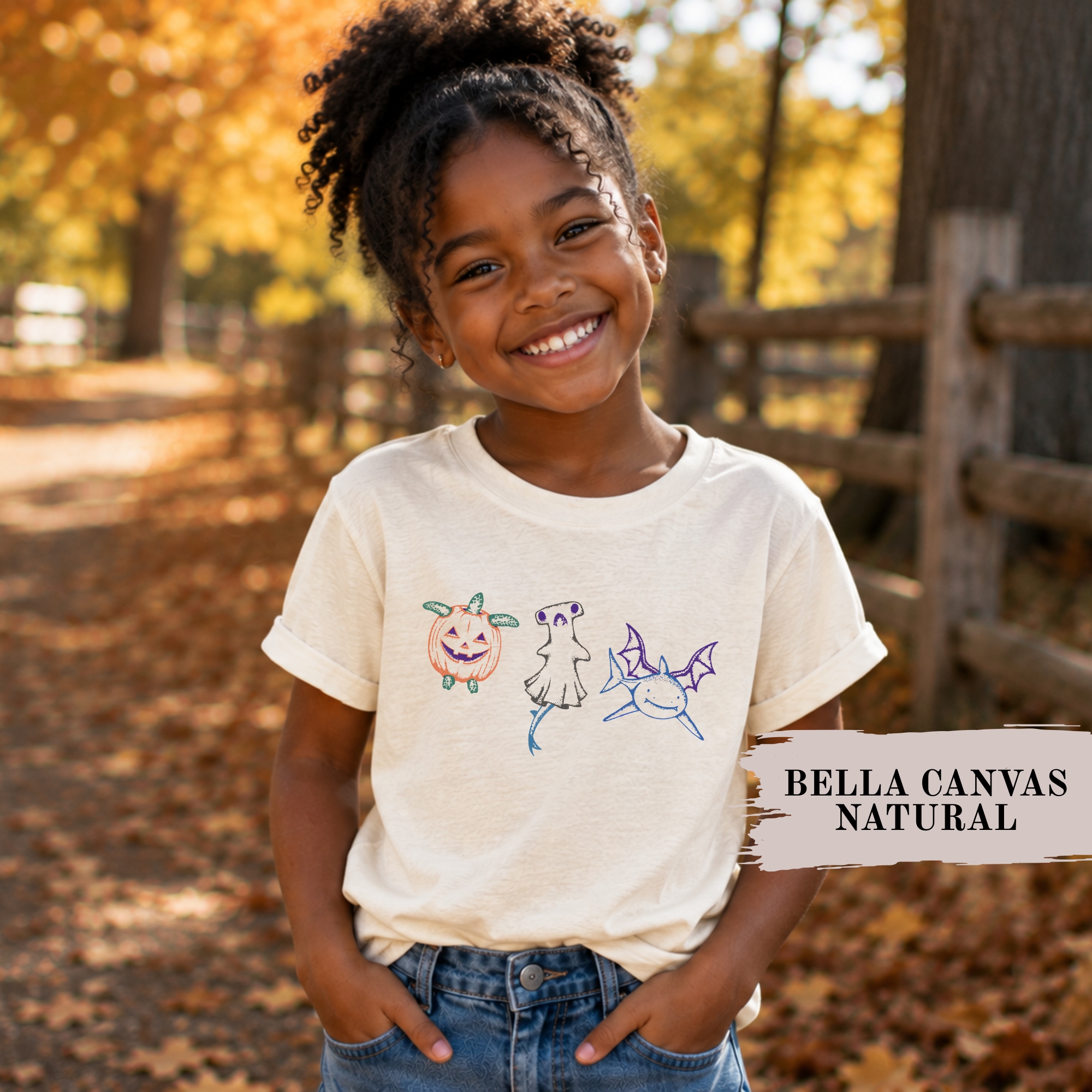 Ocean Halloween Youth Short Sleeve Tee
