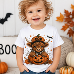 Highland Cow Toddler Short Sleeve Tee