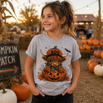 Highland Cow Toddler Short Sleeve Tee