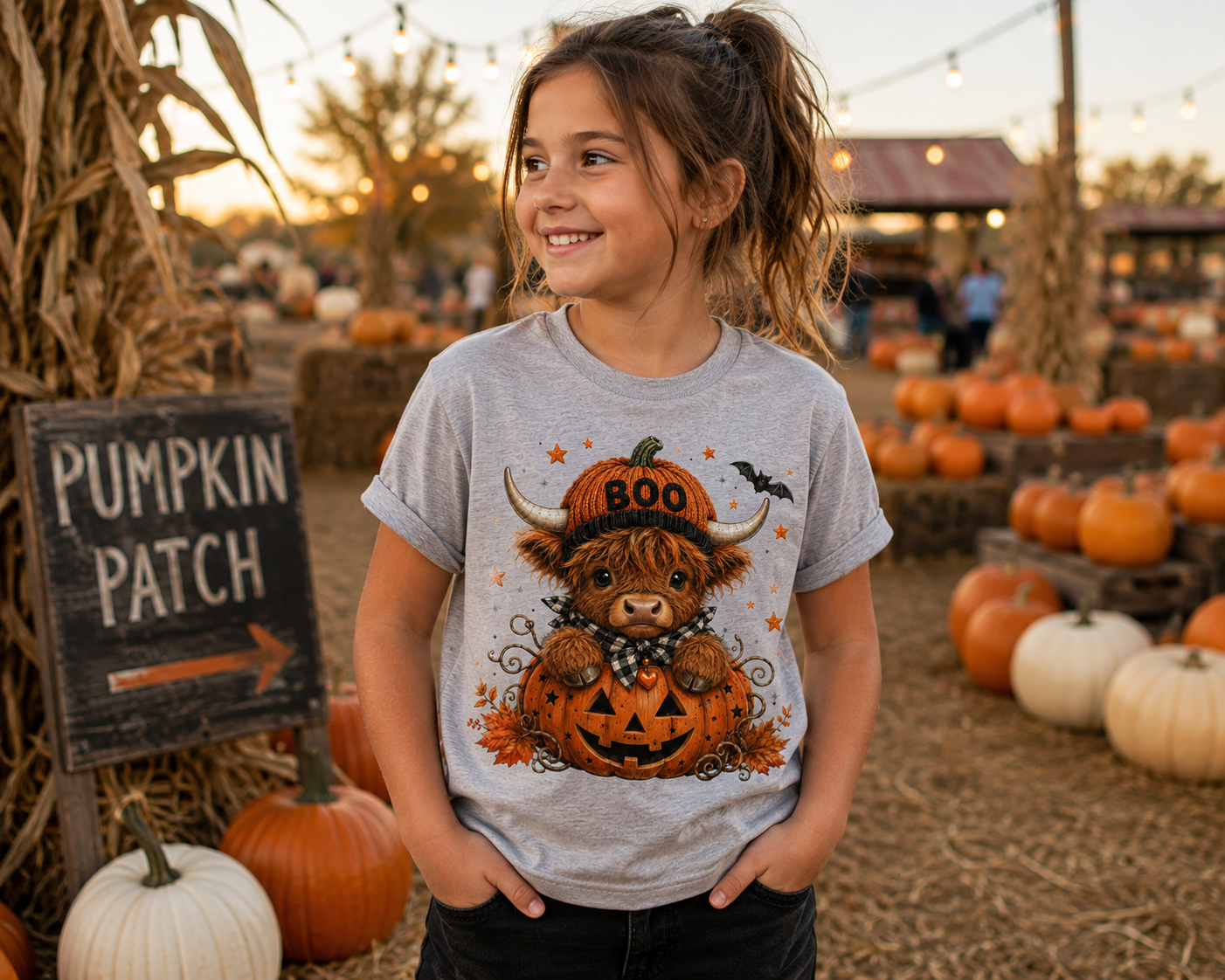 Highland Cow Toddler Short Sleeve Tee