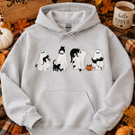 Ghost Cat Hooded Sweatshirt