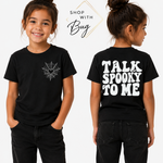 Talk Spooky to me Halloween Toddler Short Sleeve Tee