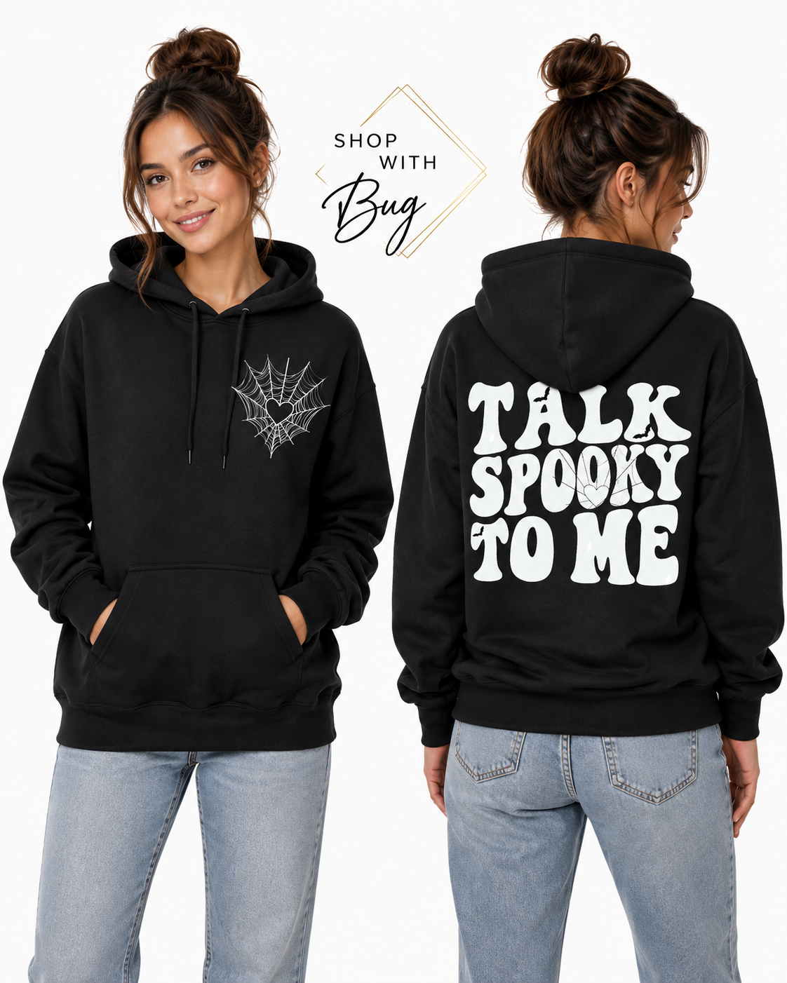 Talk Spooky to Me Hooded Sweatshirt
