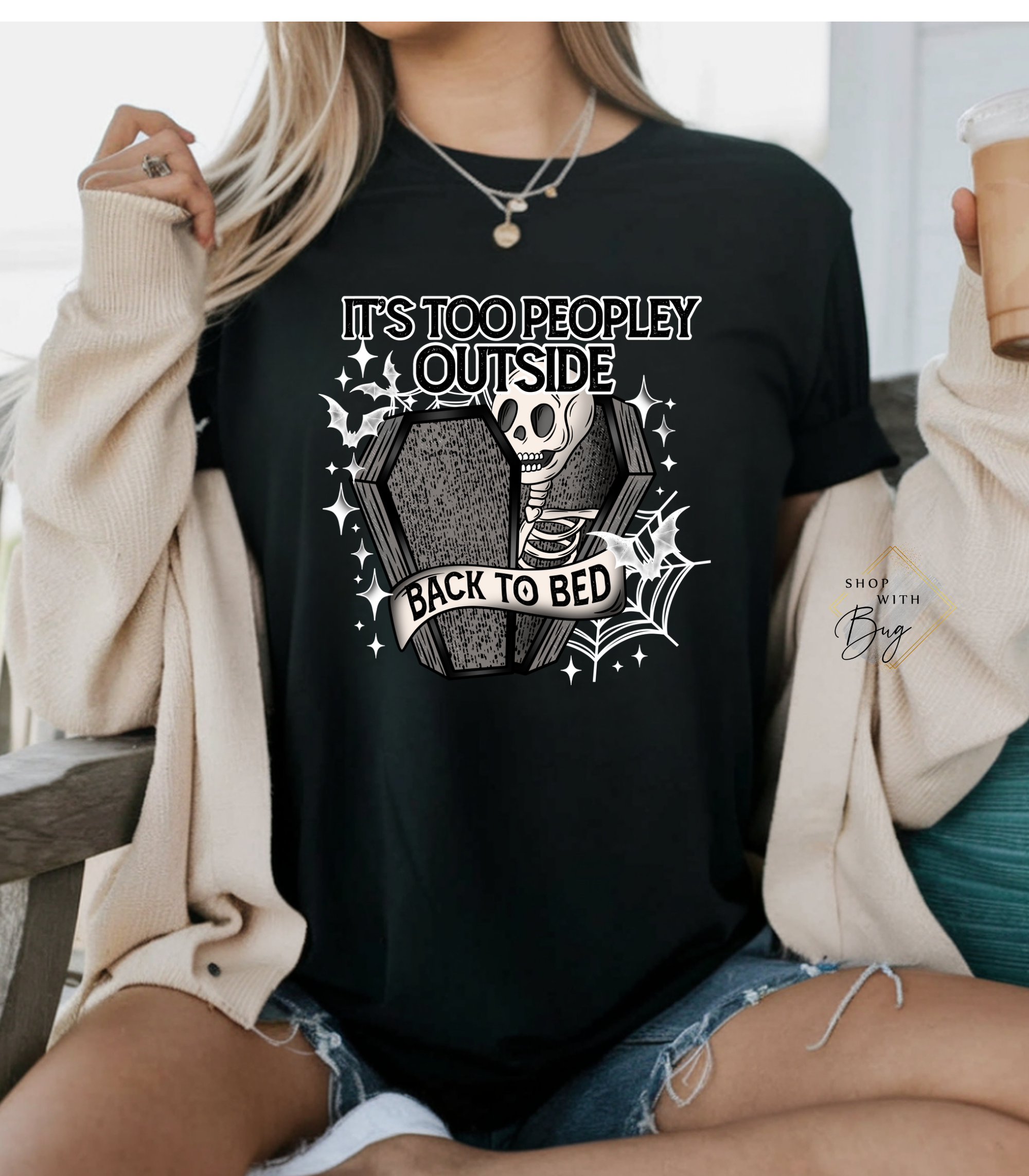 Too Peopley Outside Womens T-Shirt