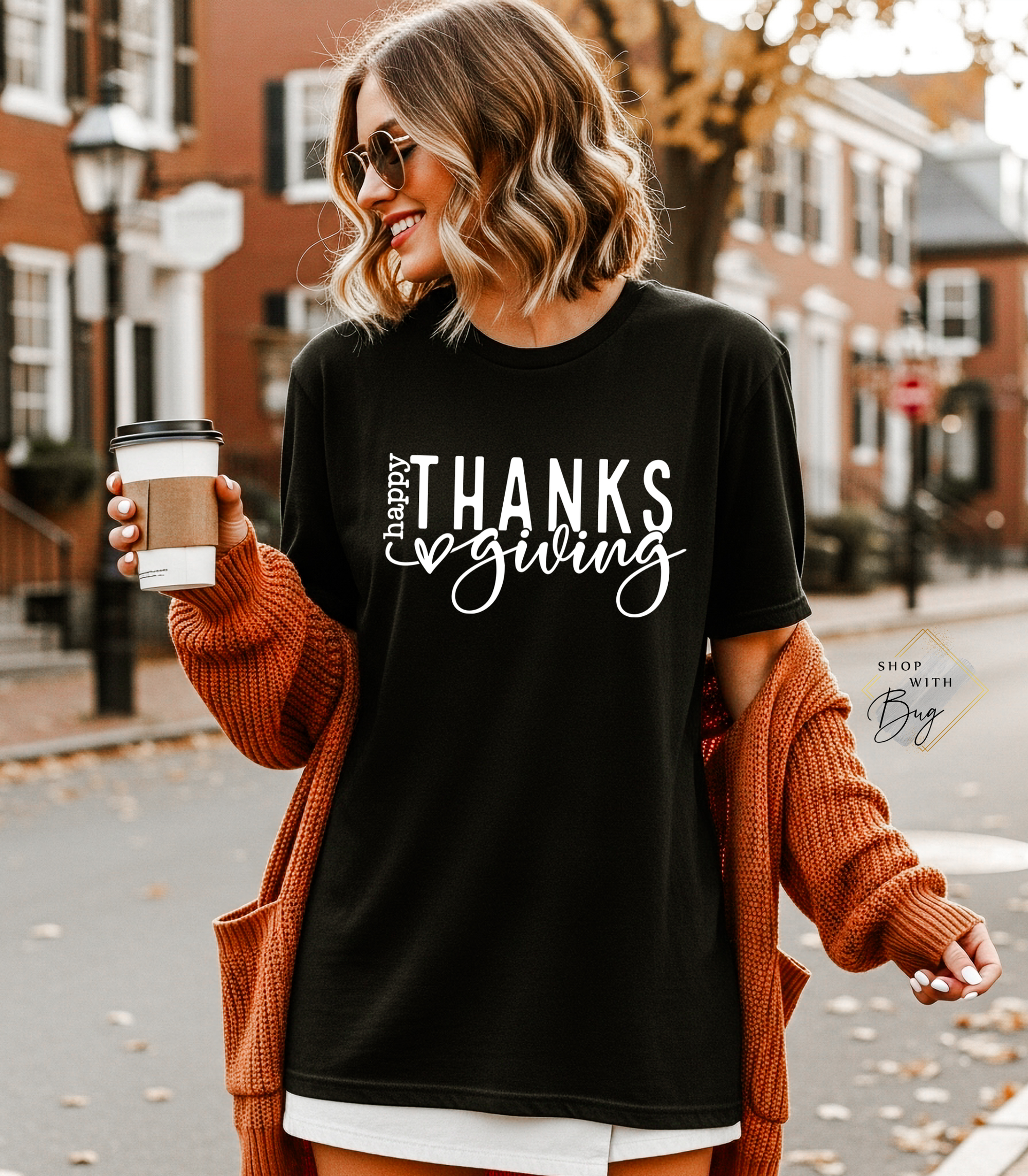 Happy Thanksgiving Womens T-Shirt