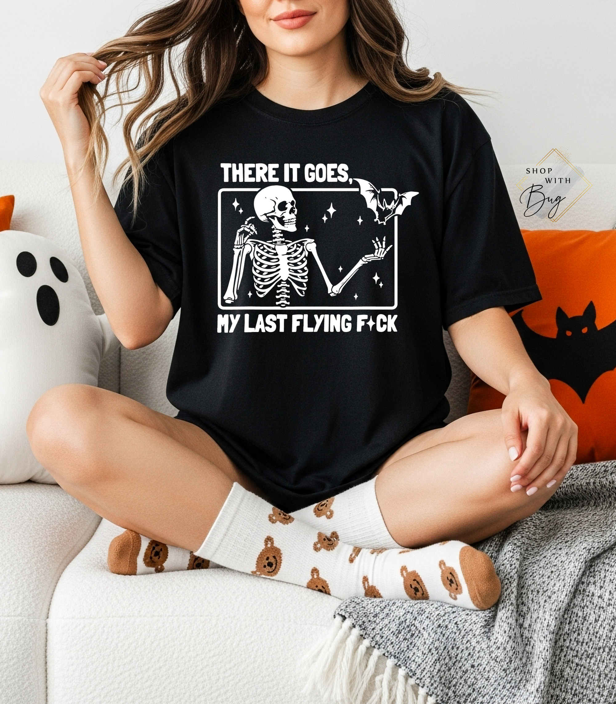 There it goes my last flying Halloween Womens T-Shirt