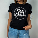 Side Chick Thanksgiving Womens T-Shirt