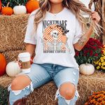 Nightmare Before Coffee Womens T-Shirt