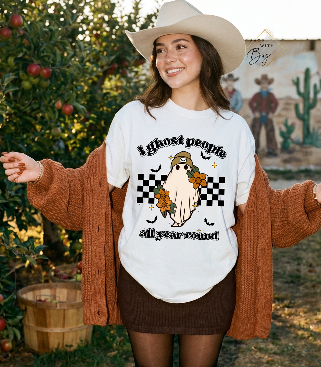 I Ghost People All year Round  Womens T-Shirt
