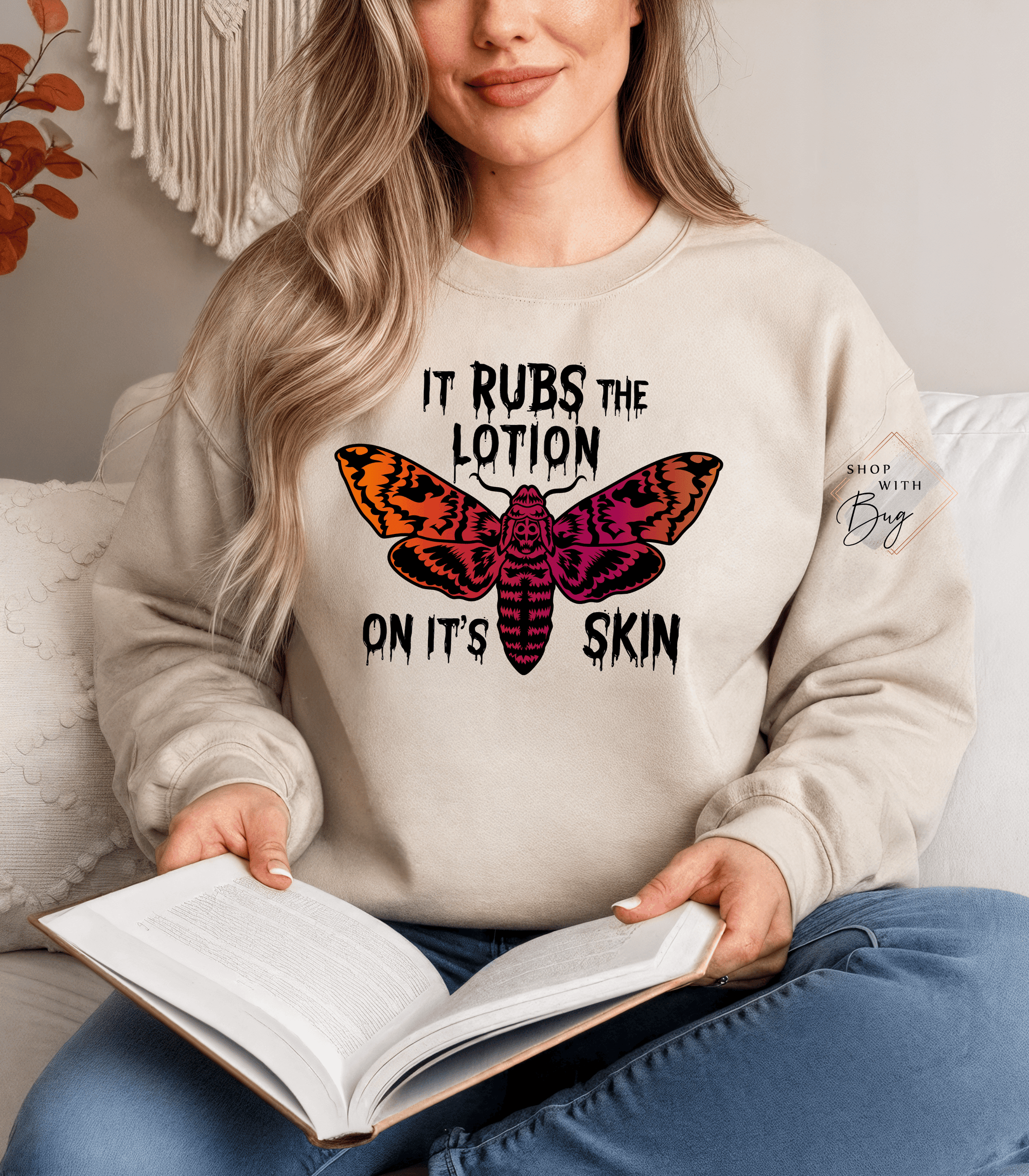 Rubs Lotion On the Skin Sweatshirt