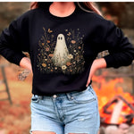 Floral Ghost Crewneck Sweatshirt
