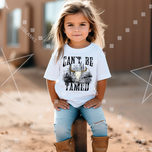 Can't Be Tamed Kids Shirt