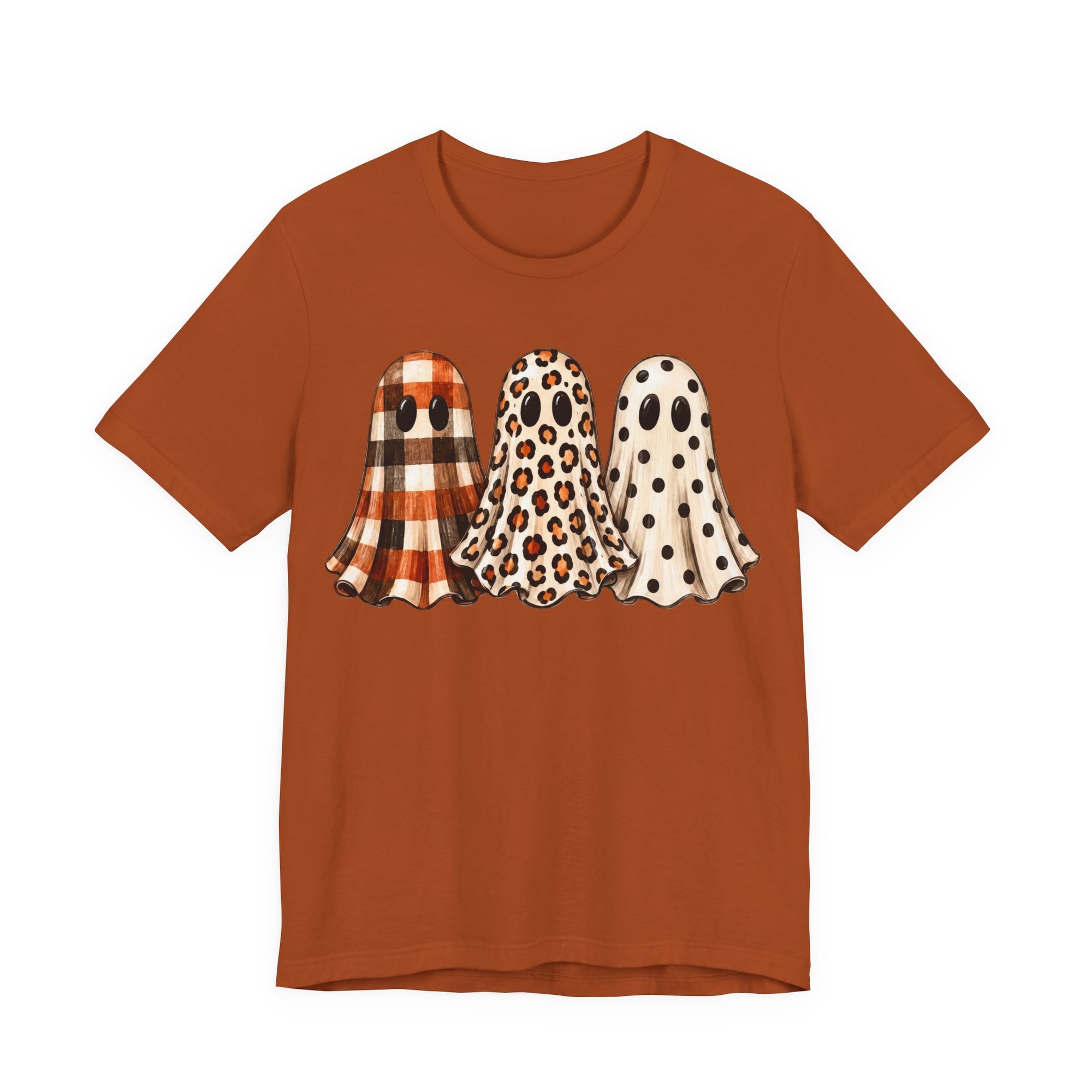 3 Ghost Halloween Womens T-Shirt