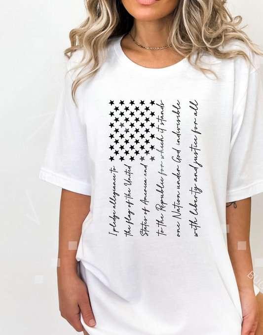 Pledge Of Allegiance Shirt