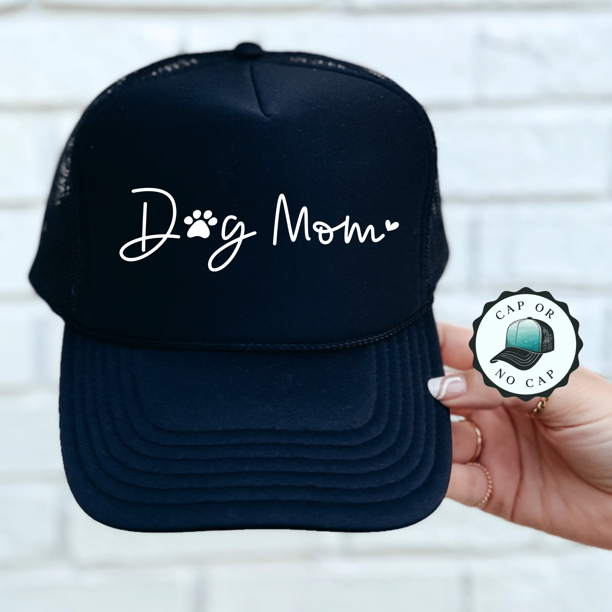 Dog Mom Foam Trucker Hat