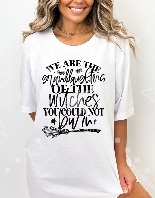 We Are The Granddaughters or the Witches Adult Shirt