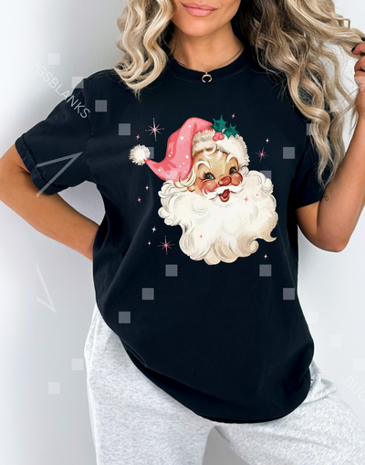 Santa Pink Adult Shirt