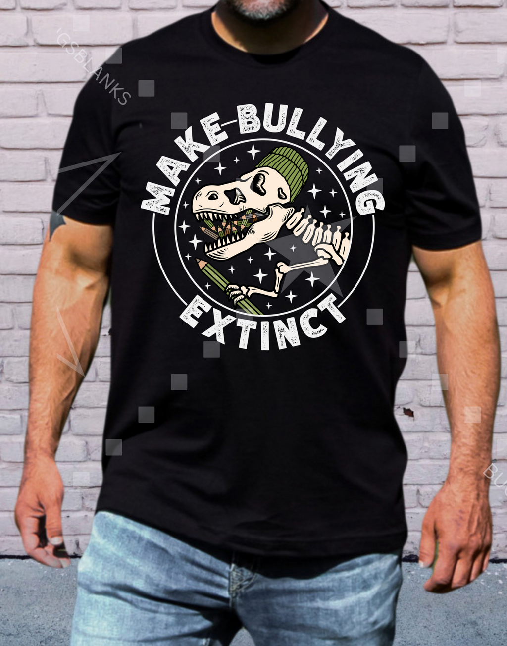 Make Bullying Extinct Adult Shirt