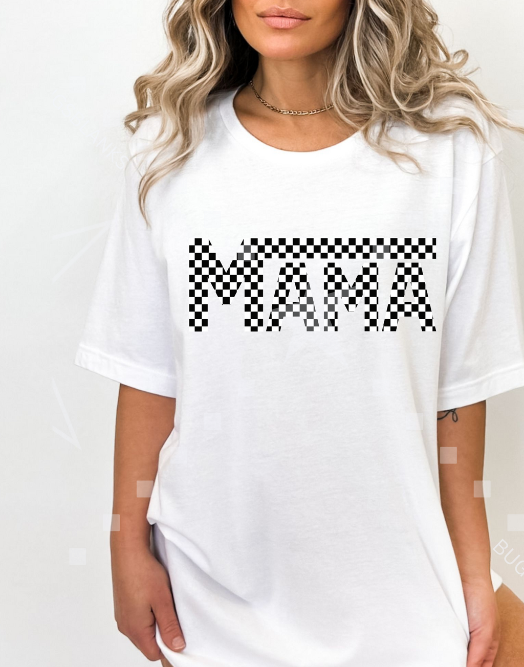Checkered Mama T-Shirt