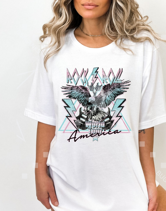 Rock N Roll Concert Adult Shirt