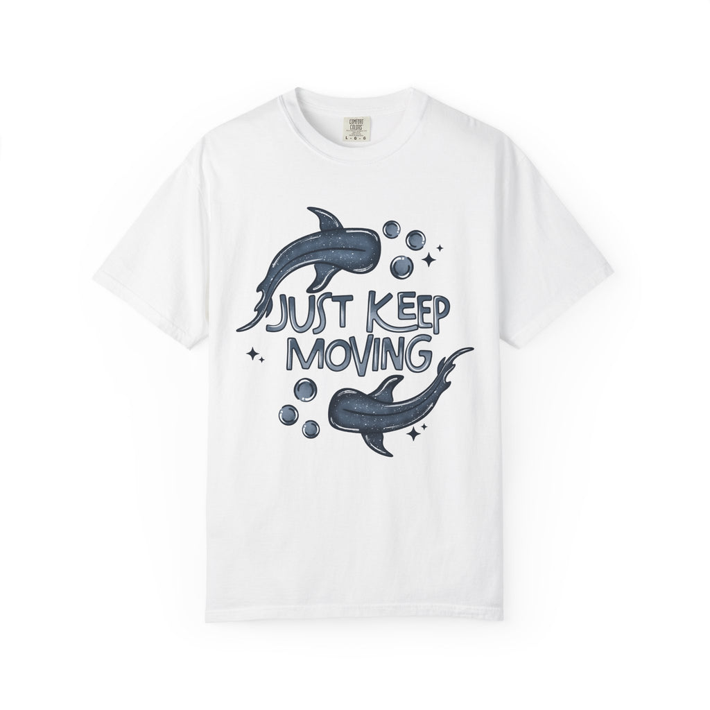 Just Keep Moving Shark Comfort Tee