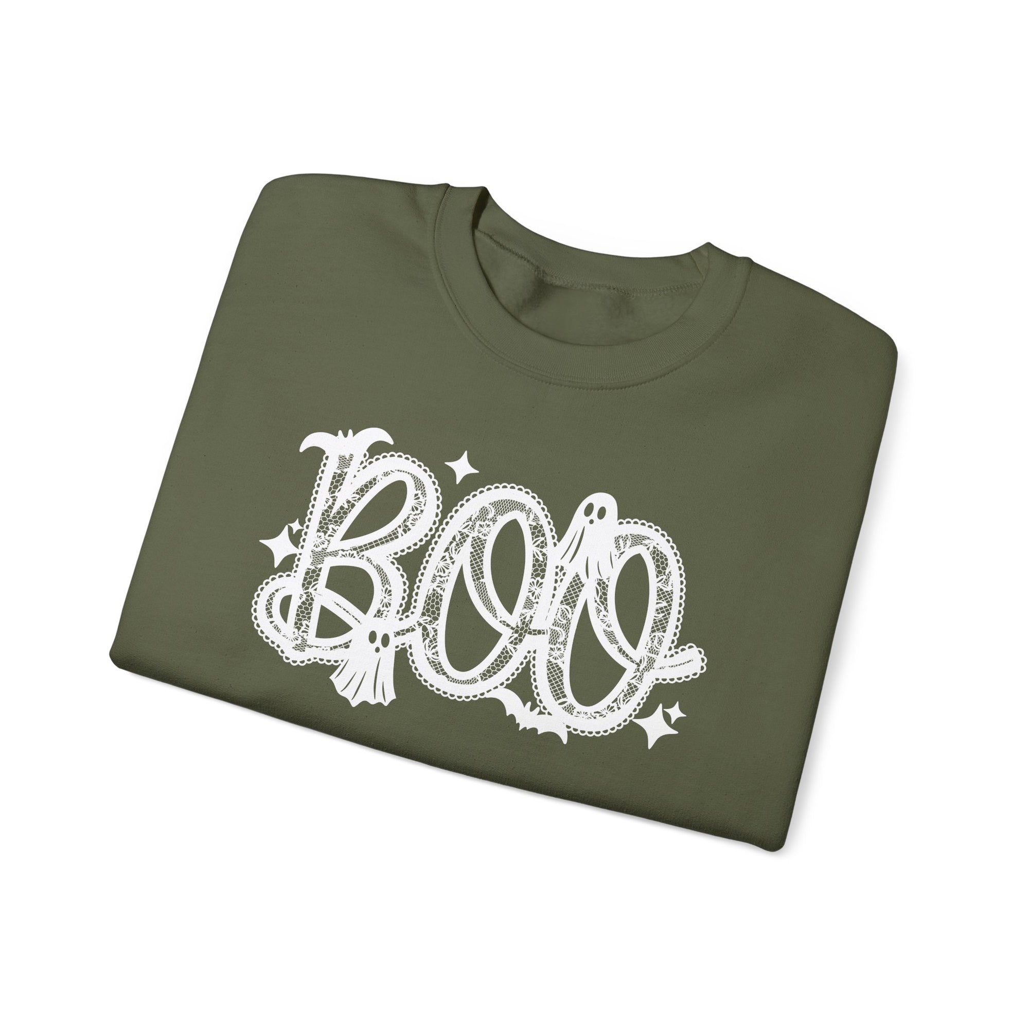 High Quality Lace Boo Crewneck Sweatshirt