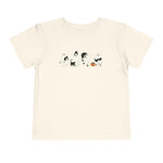 Cat Ghost Halloween Toddler Short Sleeve Tee