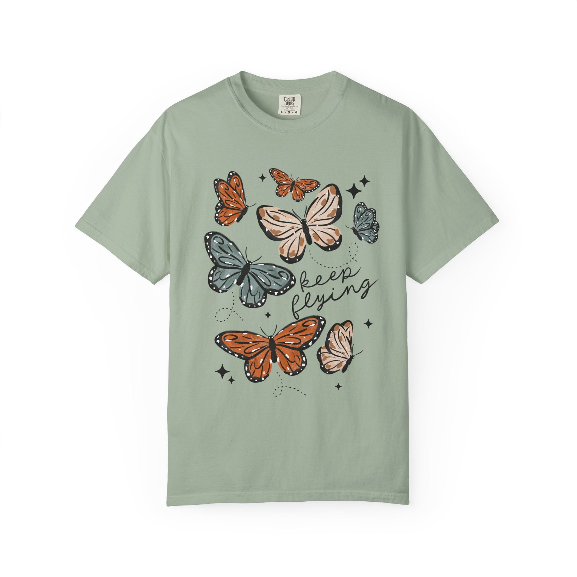 Keep Flying Comfort Tee, Inspirational Graphic Shirt