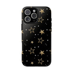 Gold Stars Themed Phone Case, Stars tough case Case, Cute Stars Phone Cover