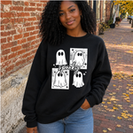 Spooky Sweatshirt, Trendy Halloween Sweater, Spooky Season Sweater, Fall Vibes, Cute Ghost Sweatshirt, Stars Ghost