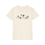 Cat Ghost Halloween Youth Short Sleeve Tee