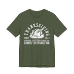 Thanksgiving Bring out the Best in Family Dysfunction Halloween Womens T-Shirt