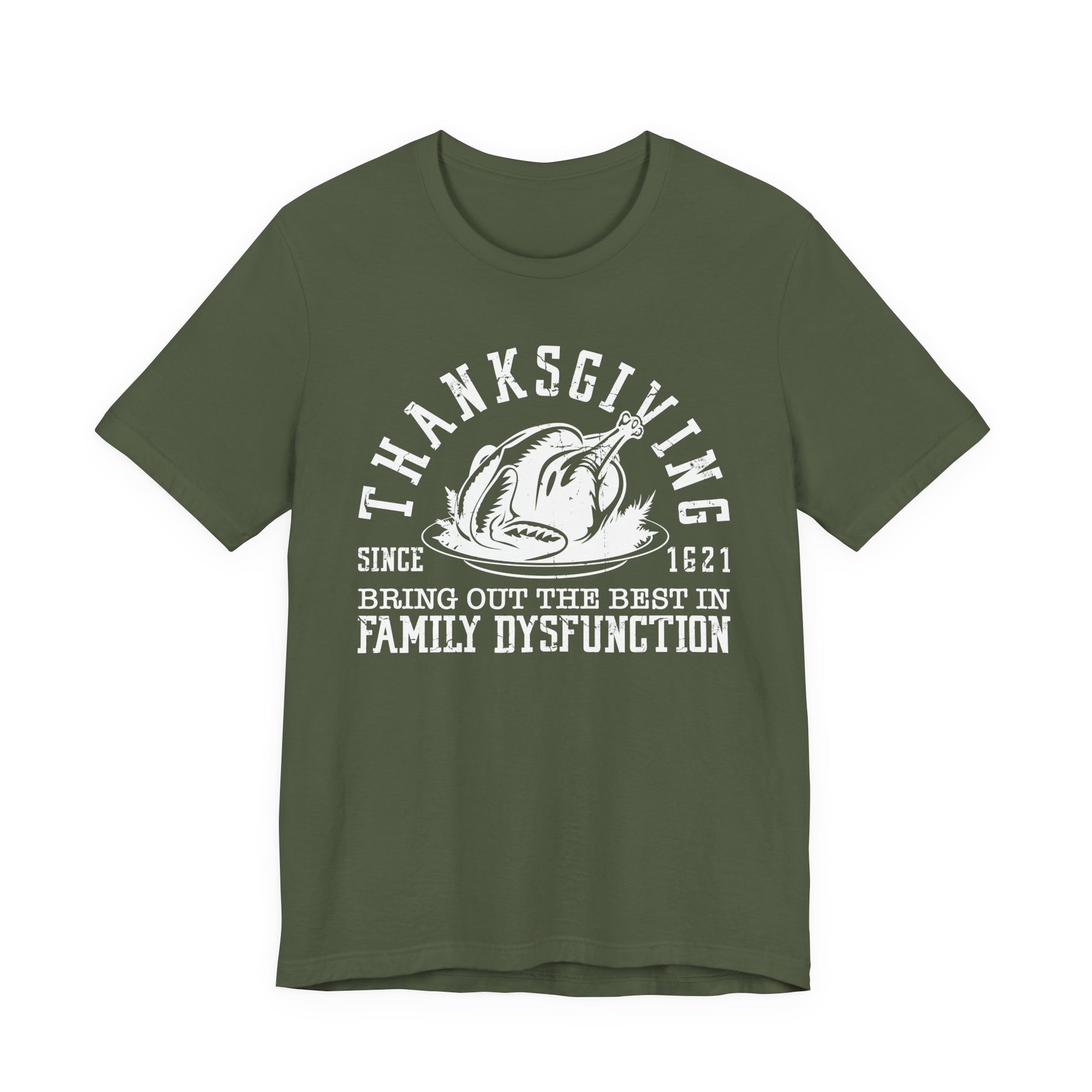 Thanksgiving Bring out the Best in Family Dysfunction Halloween Womens T-Shirt