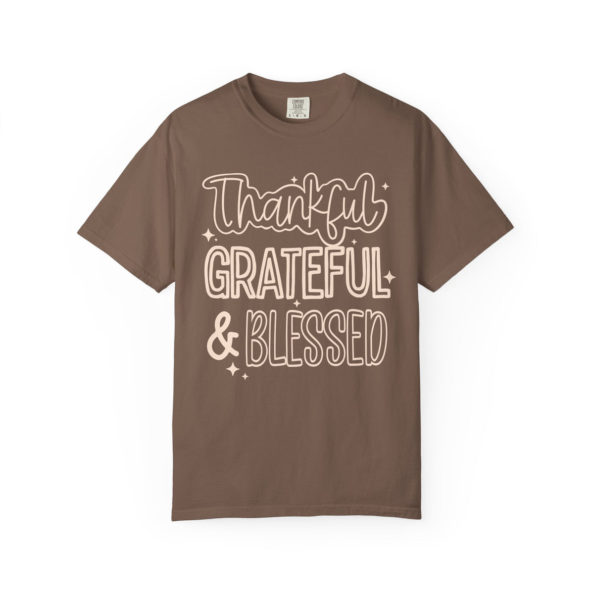 Thankful, Grateful, Blessed T-Shirt Comfort Color For Women