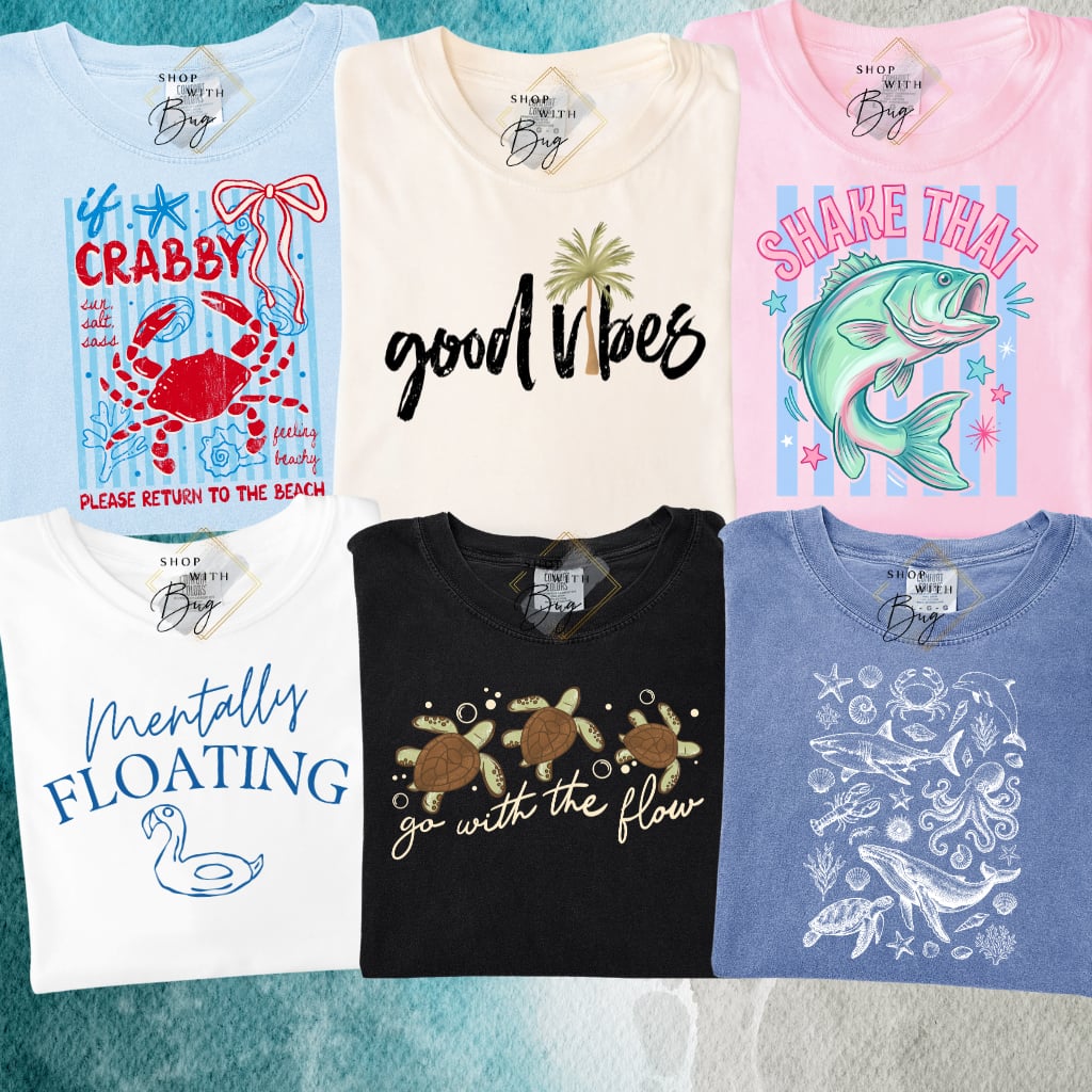 Summer time t-shirt bundle