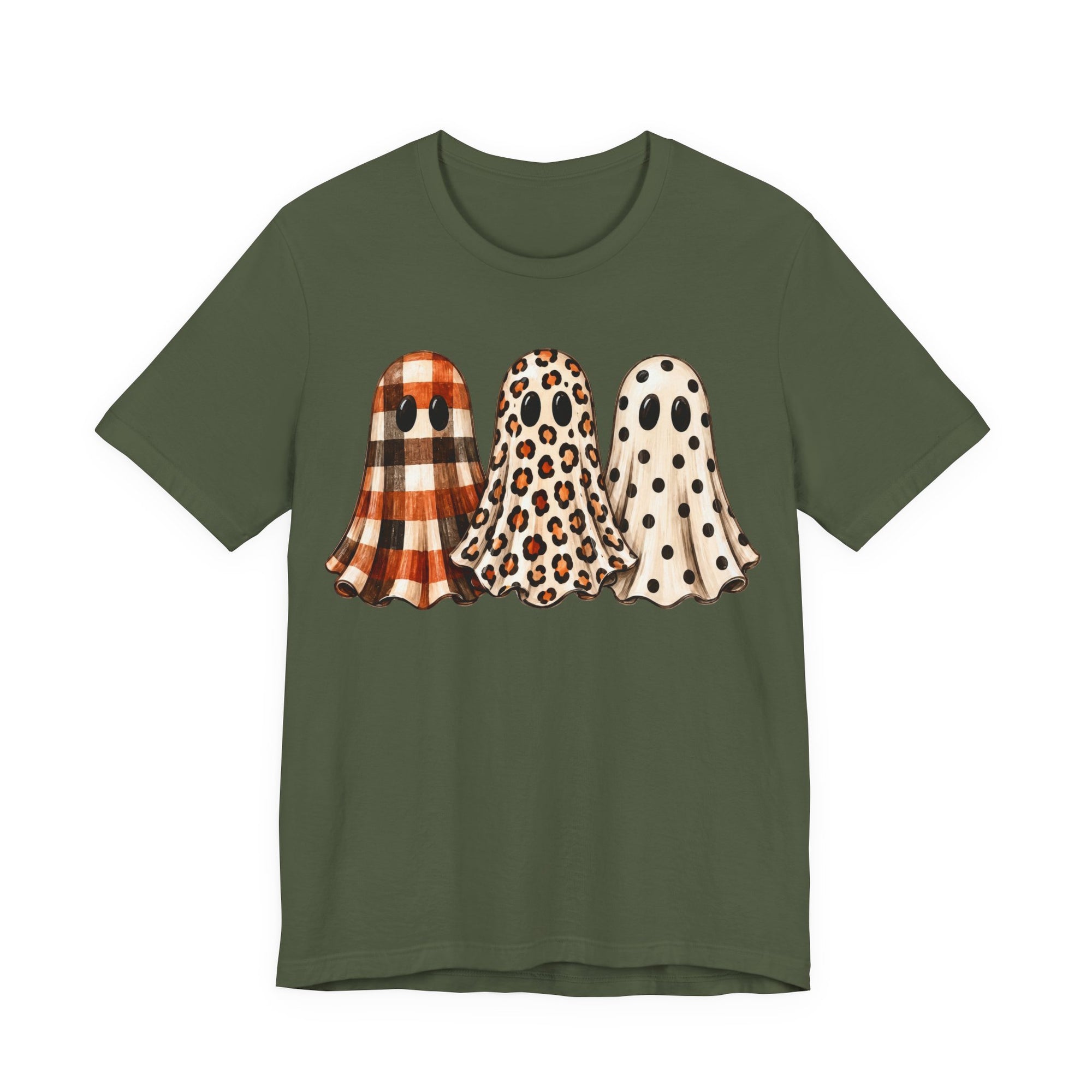 3 Ghost Halloween Womens T-Shirt